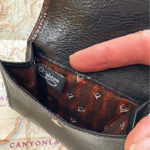 Brighton Classic Leather Mini Belt Pouch in Black - Picture 4 of 4